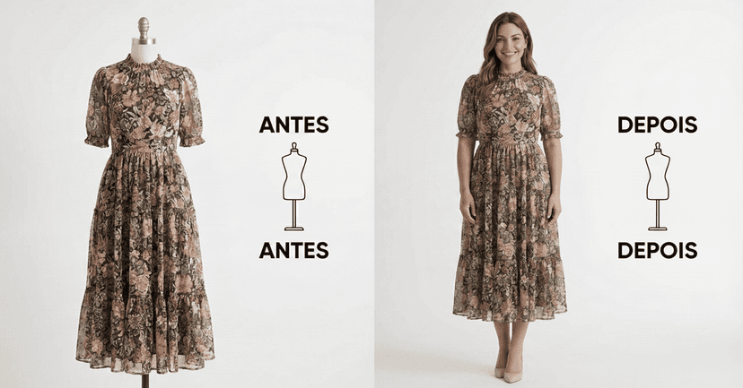 Foto em Manequim Serve para IA