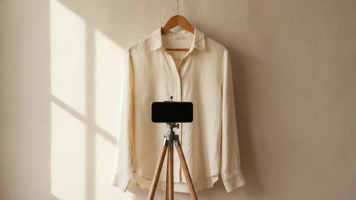 Como fotografar roupa para IA: guia prático