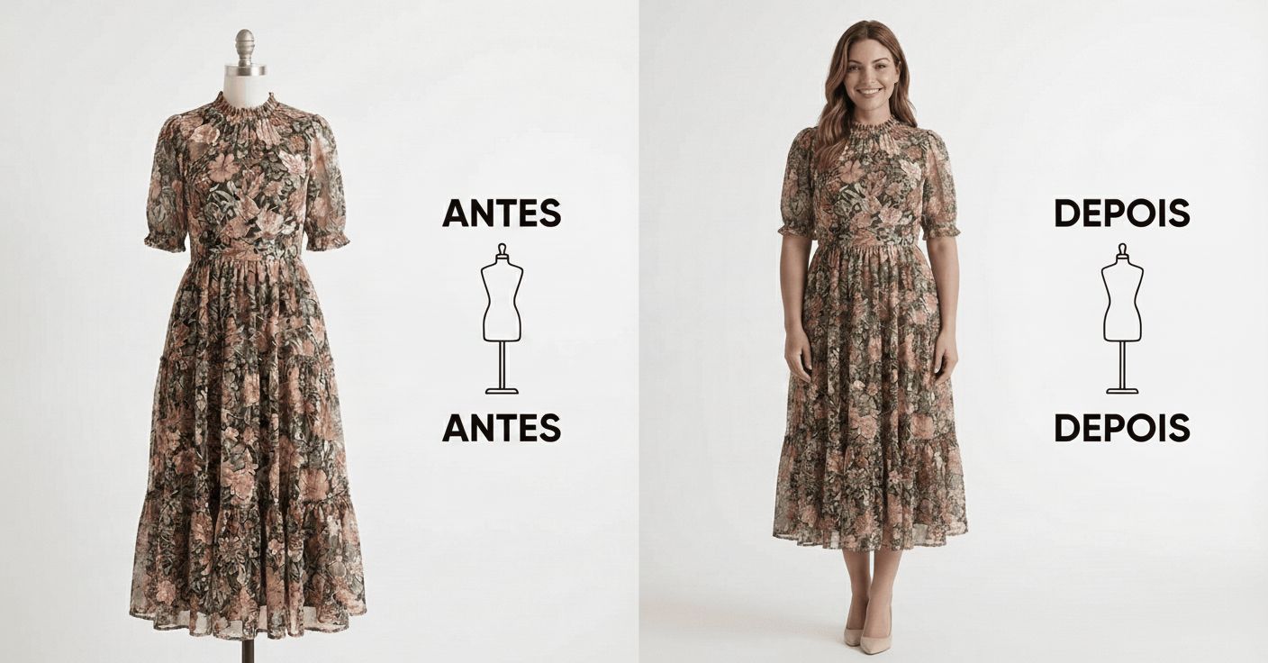 Foto em Manequim Serve para IA